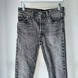 Gray Levi’s 501 Skinny Jeans